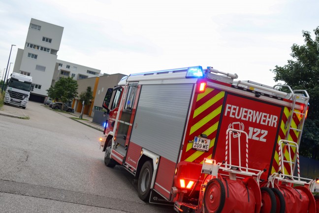 	Einsatz der Feuerwehr in Wels-Vogelweide wegen "Rauchwolke" eines Bewohners