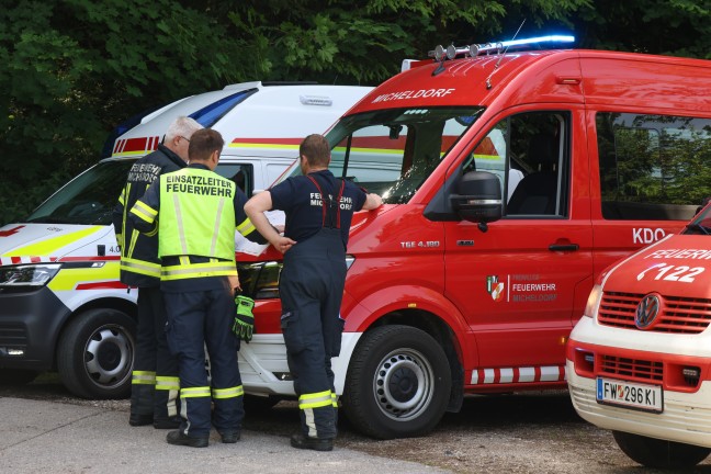 	Suchaktion nach abgestürztem Paragleiter am Hirschwaldstein in Micheldorf in Oberösterreich