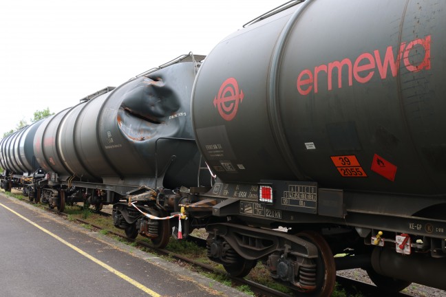 	Styrolaustritt: Schadensfläche nach Güterzugunfall in Wels geht mit laufender Sanierung weiter zurück