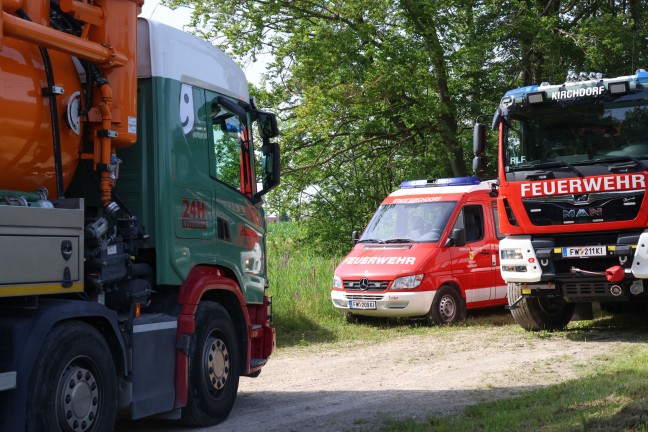 	Längerer Einsatz nach Gewässerverunreinigung in Kirchdorf an der Krems