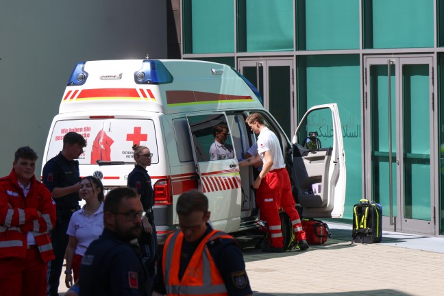 	Großeinsatz: Fünf Verletzte bei Etagenbrand in einem Wohn- und Geschäftsgebäude in Linz-Ebelsberg