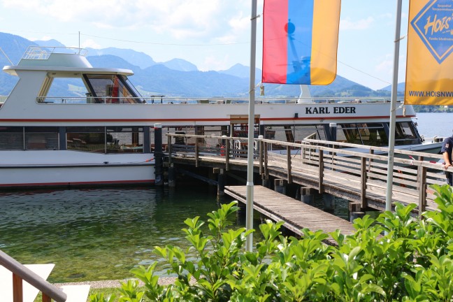 	Großeinsatz: Brand auf einem Passagierschiff am Traunsee bei Gmunden