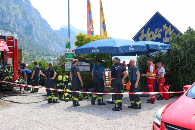 	Großeinsatz: Brand auf einem Passagierschiff am Traunsee bei Gmunden