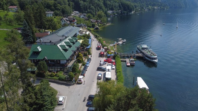 	Großeinsatz: Brand auf einem Passagierschiff am Traunsee bei Gmunden