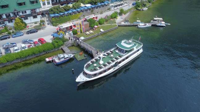 	Großeinsatz: Brand auf einem Passagierschiff am Traunsee bei Gmunden