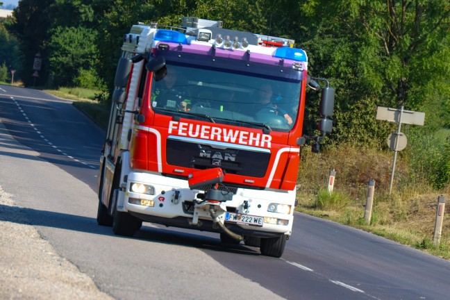 	Brandeinsatz bei einem Abfallverwertungsunternehmen in Wels-Schafwiesen