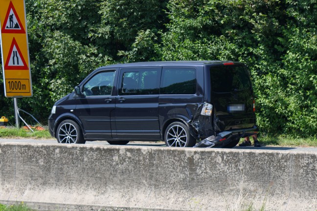 	Crash im Urlauberverkehr auf Westautobahn bei Ohlsdorf fordert eine verletzte Person