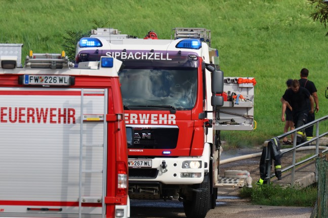 	Stromausfall nach Brand eines Mittelspannungsmastens in Sipbachzell