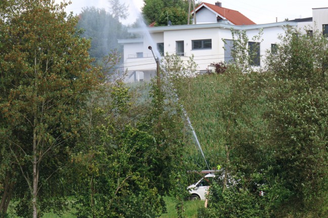 	Stromausfall nach Brand eines Mittelspannungsmastens in Sipbachzell