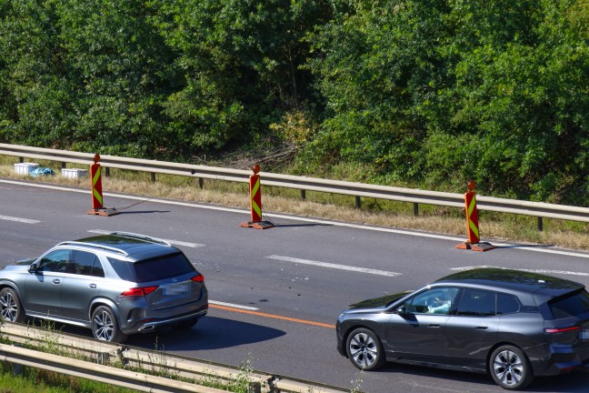 	Unfall im Baustellenbereich der Welser Autobahn bei Marchtrenk sorgte für Stau im Abendverkehr