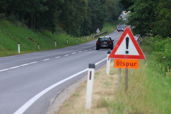 	Schwerer Verkehrsunfall auf Voralpenstraße bei Sierning endet glimpflich