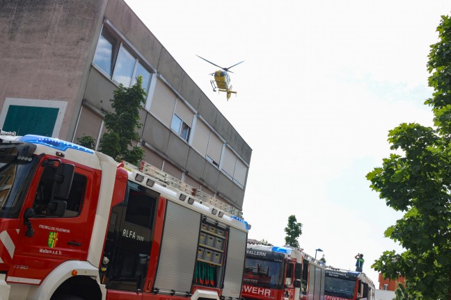 	Reanimation: Autolenker touchierte nach internem Notfall Hausmauer in Bad Schallerbach