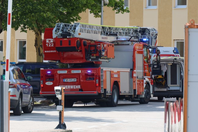 	Brand in einer Werkstätte eines Energieversorgungsunternehmens in Gmunden