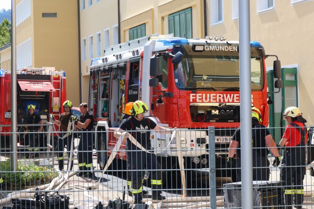 	Brand in einer Werkstätte eines Energieversorgungsunternehmens in Gmunden