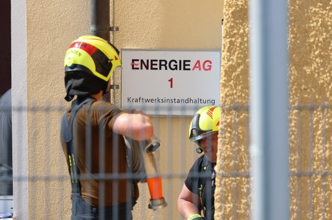 	Brand in einer Werkstätte eines Energieversorgungsunternehmens in Gmunden