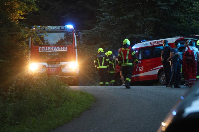 	Aurach am Hongar: E-Biker (58) bei Abfahrt vom Hongar über Böschung abgestürzt und tödlich verletzt