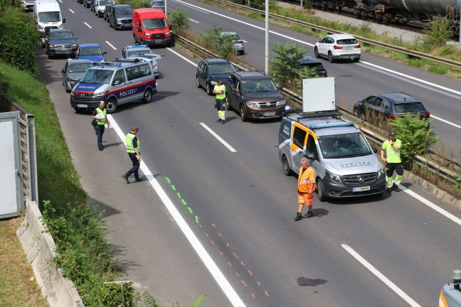 	Person auf Mühlkreisautobahn in Linz-Kaplanhof von LKW erfasst und dabei tödlich verletzt