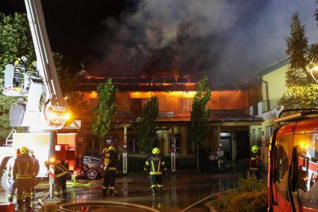 	Brandstiftung: Feuer bei Gasthaus in Eschenau im Hausruckkreis wurde offenbar absichtlich gelegt