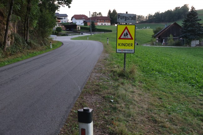 	Waizenkirchen: Motorradlenker (52) bei Sturz gegen Verkehrszeichen geprallt und tödlich verletzt