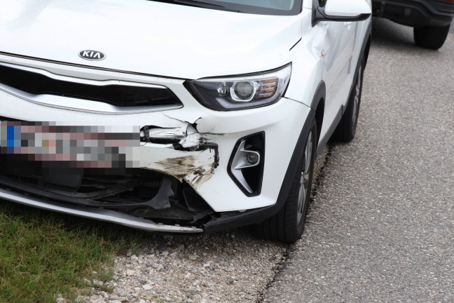 	Verkehrsunfall mit drei beteiligten PKW ins Gunskirchen forderte eine verletzte Person