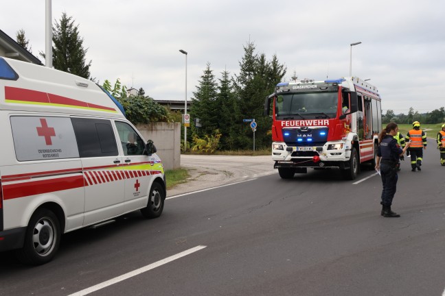 	Verkehrsunfall mit drei beteiligten PKW ins Gunskirchen forderte eine verletzte Person