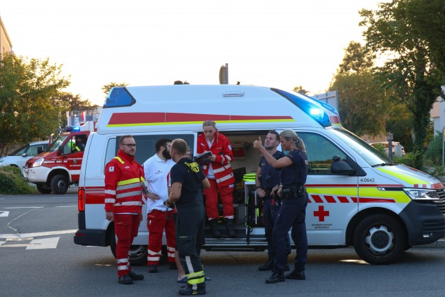 	Vier Feuerwehren nach Brand in einer Küche eines Mehrparteienwohnhauses in Ansfelden im Einsatz