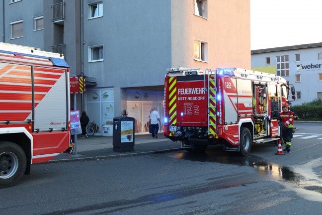 	Vier Feuerwehren nach Brand in einer Küche eines Mehrparteienwohnhauses in Ansfelden im Einsatz