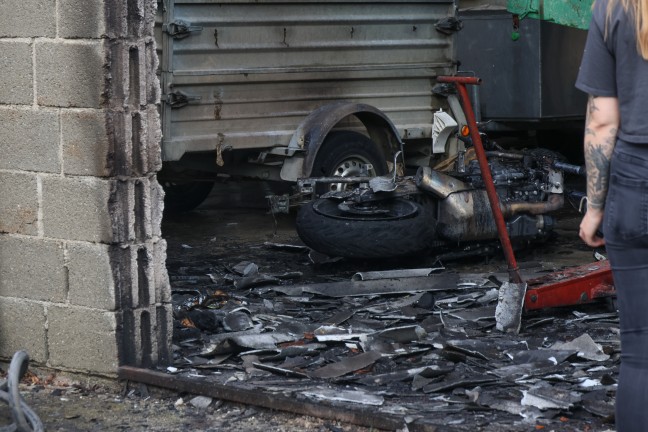 	Brand in einem landwirtschaftlichen Nebengebäude in Pfarrkirchen bei Bad Hall