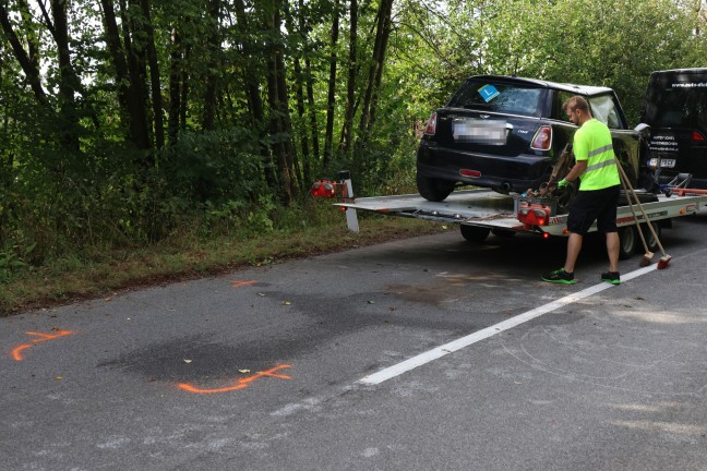 	Auto gegen Baum: Eine Tote und drei teils Schwerverletzte bei folgenschwerem Unfall in Waizenkirchen