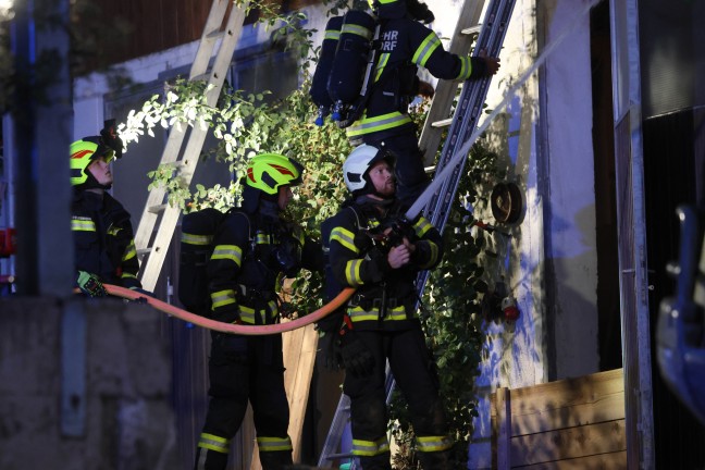 	Fünf Feuerwehren bei Brand eines Nebengebäudes in Inzersdorf im Kremstal im Einsatz