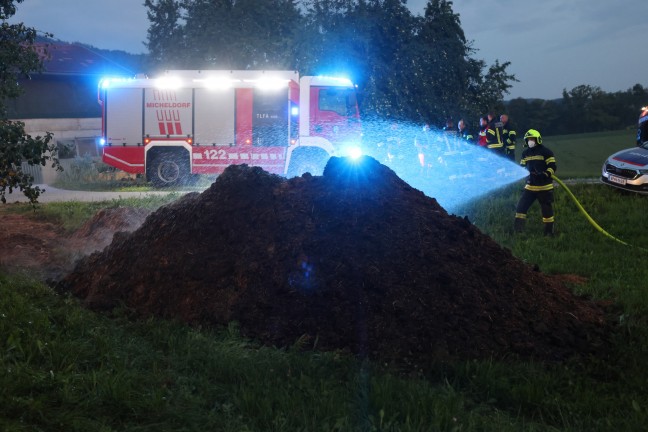 	Fünf Feuerwehren bei Brand eines Nebengebäudes in Inzersdorf im Kremstal im Einsatz