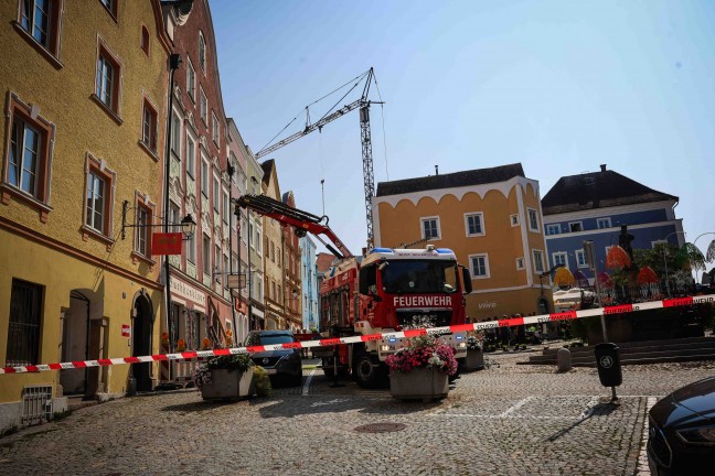 	Deckeneinsturz: Suche nach zwei Verschütteten auf Baustelle in Schärding