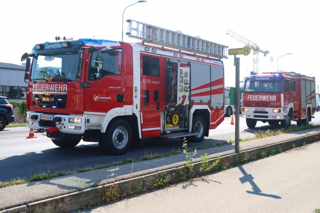 	Kreuzungscrash zwischen zwei PKW auf Wiener Straße in Marchtrenk