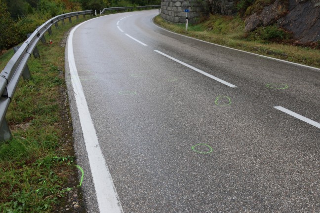 	Zwei Todesopfer (37 und 43) bei Motorradsturz auf Mühllackener Straße in Feldkirchen an der Donau