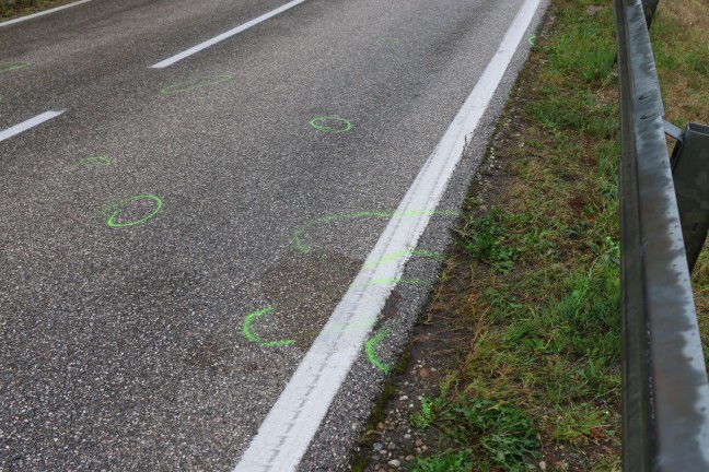 	Zwei Todesopfer (37 und 43) bei Motorradsturz auf Mühllackener Straße in Feldkirchen an der Donau