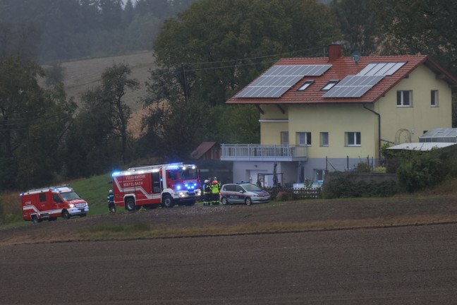 	Rauchentwicklung durch Heizungsanlage: Einsatzkräfte der Feuerwehr in Buchkirchen im Einsatz