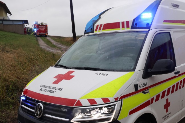 	Rauchentwicklung durch Heizungsanlage: Einsatzkräfte der Feuerwehr in Buchkirchen im Einsatz