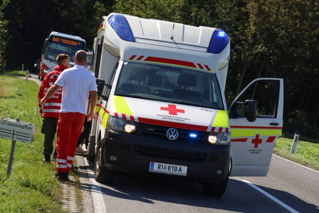 	Schwerer Crash mit drei beteiligten PKW zwischen Andrichsfurt und Taiskirchen im Innkreis