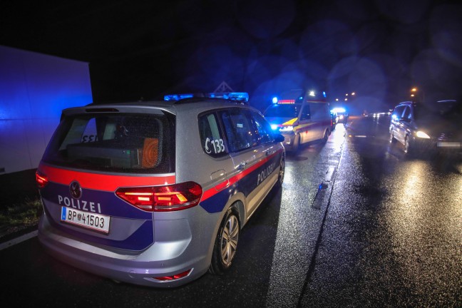 	Motorradlenker bei Sturz auf Wiener Straße in Marchtrenk leicht verletzt