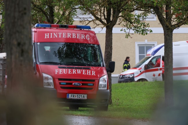 	Neun Feuerwehren bei Brand in einem Hackschnitzelbunker in Hargelsberg im Einsatz