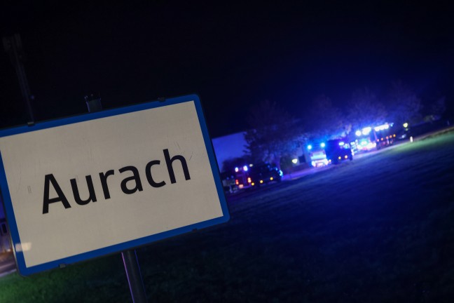 	Abgängige Person bei nächtlicher Suchaktion in Aurach am Hongar von Einsatzkräften gefunden