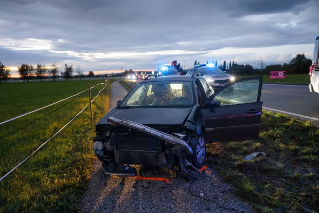 	2,24 Promille: Alkolenker geriet auf Braunauer Straße bei Burgkirchen in den Gegenverkehr