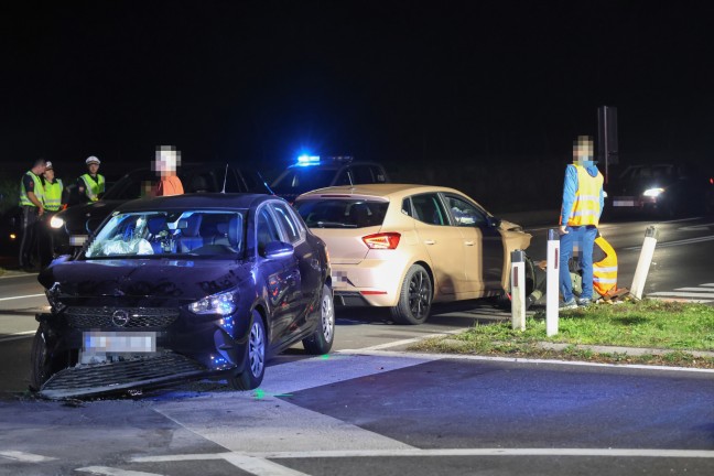 	Kreuzungscrash bei Enns fordert zwei Leichtverletzte