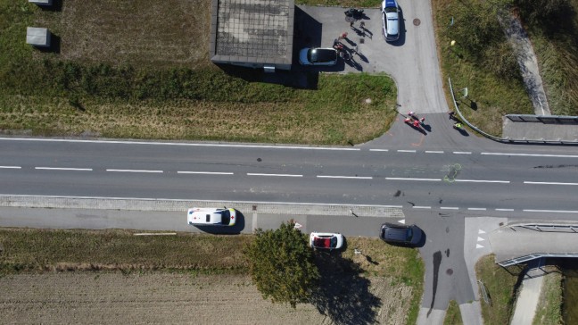 	Motorradlenker (39) erlag nach folgenschwerem Crash bei Wallern an der Trattnach seinen Verletzungen