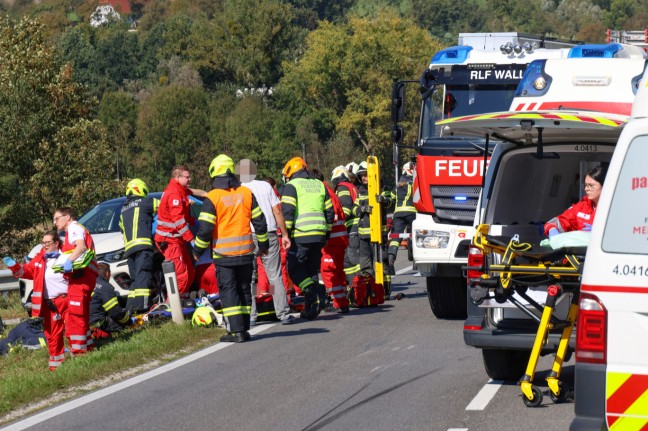 	Motorradlenker (39) erlag nach folgenschwerem Crash bei Wallern an der Trattnach seinen Verletzungen