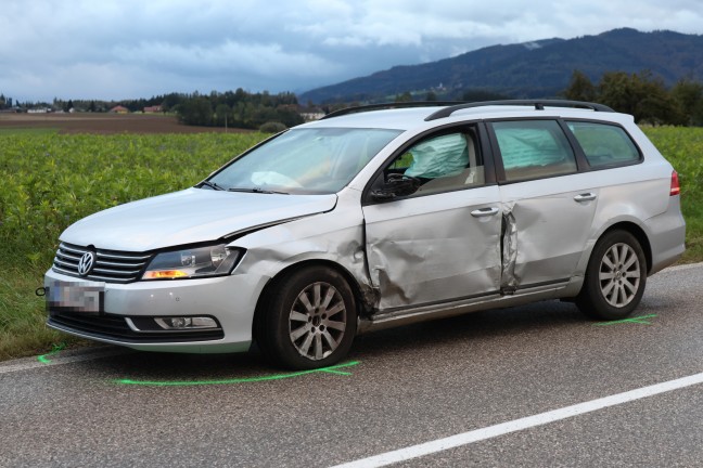 	Schwerer Crash zwischen zwei PKW in Pettenbach fordert eine verletzte Person