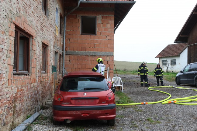 	Brand im Heizraum eines Wohngebudes auf einem Bauernhof in Grieskirchen