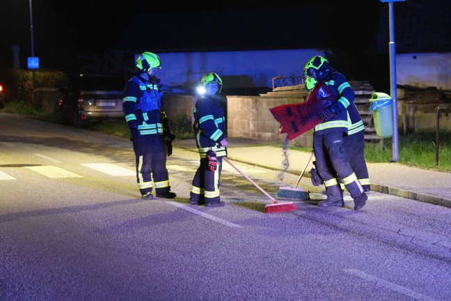 	lspur von Lambach nach Stadl-Paura sorgte fr greren Einsatz der Feuerwehren