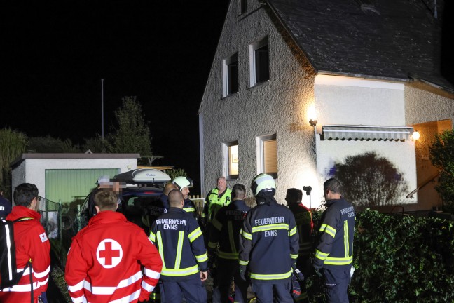 	Brennender Wschetrockner in einem Wohnhaus in Enns sorgt fr Einsatz der Feuerwehr