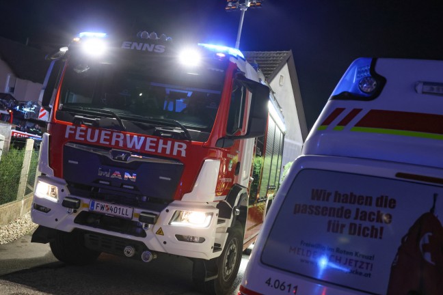 	Brennender Wschetrockner in einem Wohnhaus in Enns sorgt fr Einsatz der Feuerwehr